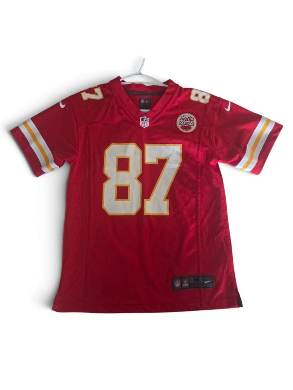 Kelce Kansas City Chiefs #87 Red YOUTH Football Jersey NIKE MEDIUM